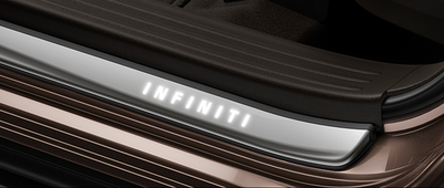 Infiniti Radiant Illuminated Kick Plate - Black T99G6-5NA5B