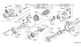 Diagram for Infiniti FX37 Starter Motor - 23300-EY00D