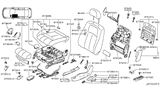 Diagram for Infiniti Seat Cover - 87370-JK60A