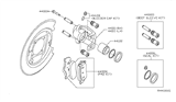 Diagram for Infiniti Brake Caliper Repair Kit - 44120-7S025