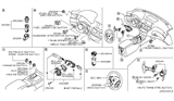 Diagram for Infiniti Cruise Control Switch - 25550-1MA3D