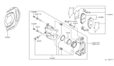 Diagram for Infiniti FX35 Brake Dust Shields - 41151-CA000