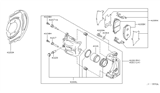 Diagram for Infiniti FX45 Brake Pad Set - 41060-CG00J