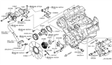 Diagram for Infiniti Water Pump Pulley - 21051-7S00A