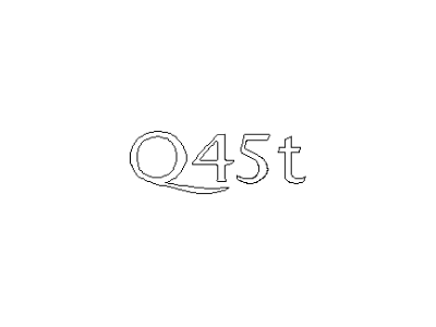 Infiniti Q70L Emblem - 84890-3WG1C
