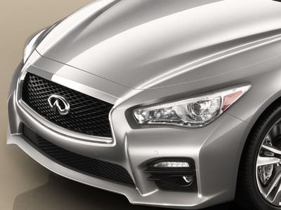 Infiniti Grilles;Midnight Black Grille with AVM F2310-4HB0A