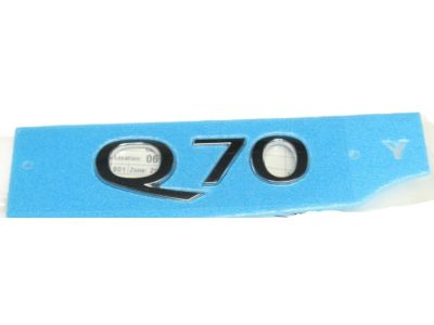 Infiniti Q70L Emblem - 84890-3WG0A