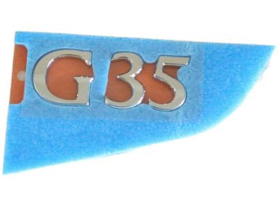 Infiniti G35 Emblem - 84894-AM800