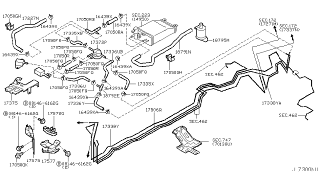 2004 Infiniti Q45 Fuel Piping Diagram 2