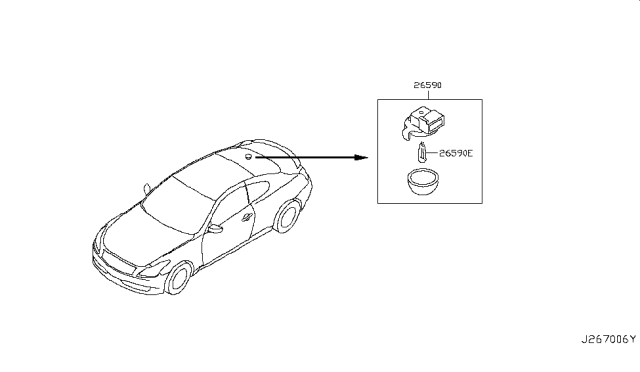 2008 Infiniti G37 Lamps (Others) Diagram