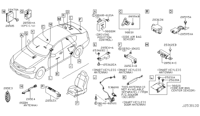 2007 Infiniti M45 Electrical Unit Diagram 3