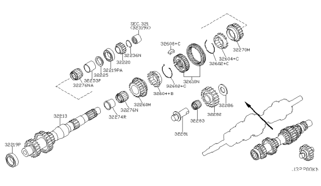 2003 Infiniti G35 Transmission Gear Diagram 1