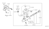 Diagram for Infiniti QX4 Master Cylinder Repair Kit - 46011-3W425