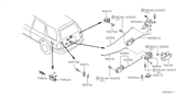 Diagram for Infiniti Tailgate Lock Actuator Motor - 90502-5W301