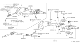 Diagram for Infiniti Q45 Steering Shaft - 48820-60U60