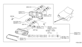 Diagram for 1992 Infiniti Q45 Headlight Bulb - 26296-89906