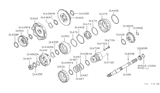 Diagram for Infiniti M30 Transfer Case Output Shaft Snap Ring - 31506-41X01