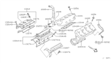 Diagram for Infiniti I35 Cylinder Head Gasket - 11044-8J102