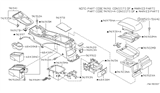 Diagram for Infiniti I30 Center Console Base - 96911-2Y902