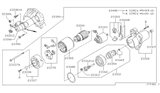 Diagram for Infiniti I35 Starter Drive Gear - 23354-8J110