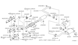 Diagram for Infiniti I30 Exhaust Pipe - 20100-5Y700