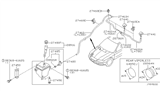 Diagram for Infiniti I30 Windshield Washer Nozzle - 28930-2Y905