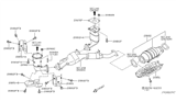 Diagram for Infiniti I35 Catalytic Converter - B08A0-3Y102