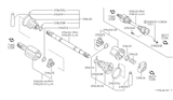 Diagram for Infiniti M30 Axle Shaft - 39705-05S50