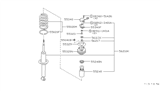 Diagram for Infiniti M30 Shock Absorber - 56210-F6625