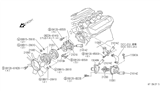 Diagram for Infiniti M30 Water Pump Pulley - 21051-V5301