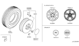 Diagram for Infiniti Wheel Cover - 40315-5Y860