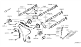 Diagram for Infiniti Cam Gear - 13025-HG00D