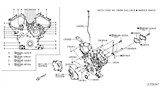 Diagram for Infiniti QX50 Timing Cover - 13500-EY01A
