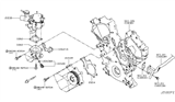 Diagram for 2017 Infiniti Q50 Thermostat Gasket - 11062-5CA2A
