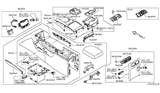 Diagram for Infiniti QX70 Cup Holder - F8430-1A51A