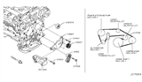 Diagram for 2010 Infiniti M45 A/C Idler Pulley - 11925-JK21A