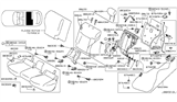 Diagram for Infiniti QX70 Seat Cover - 88670-1CA4C
