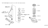 Diagram for Infiniti FX35 Coil Spring Insulator - 55338-1BA0A