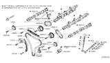 Diagram for Infiniti EX35 Cam Gear - 13024-JN01A