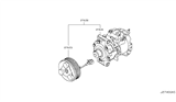 Diagram for Infiniti Q70 A/C Compressor - 92600-1CA0C