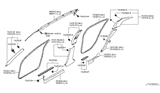 Diagram for Infiniti G25 Weather Strip - 76924-1NM0A