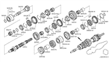 Diagram for Infiniti G37 Synchronizer Ring - 32604-5X00A