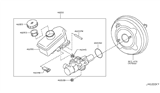 Diagram for Infiniti Brake Master Cylinder - D6010-JK30A