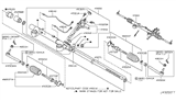Diagram for Infiniti Q40 Steering Gear Box - 49001-JK65A