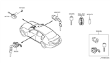 Diagram for Infiniti G25 Ignition Lock Cylinder - 99810-1NM0A