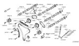 Diagram for Infiniti G35 Timing Chain Tensioner - 13070-JK20A