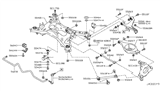 Diagram for Infiniti G35 Sway Bar Bushing - 54613-JK000