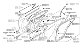 Diagram for Infiniti G25 Body Mount Hole Plug - 82840-JG00A