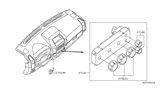 Diagram for Infiniti QX56 Blower Control Switches - 27500-ZQ00A