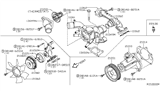 Diagram for 2006 Infiniti QX56 Thermostat Gasket - 13050-7S000